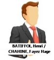 BATIFFOL, Henri / CHAHINE, Fayez Hage